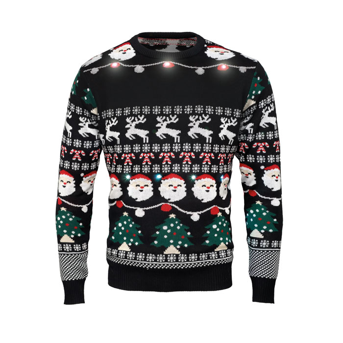 SHAMIS LARGE - Kerst LED-trui L/XL