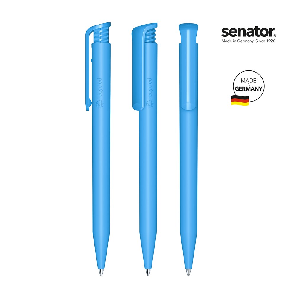 senator® Super Hit Mat Recyceld balpen - blauw 279