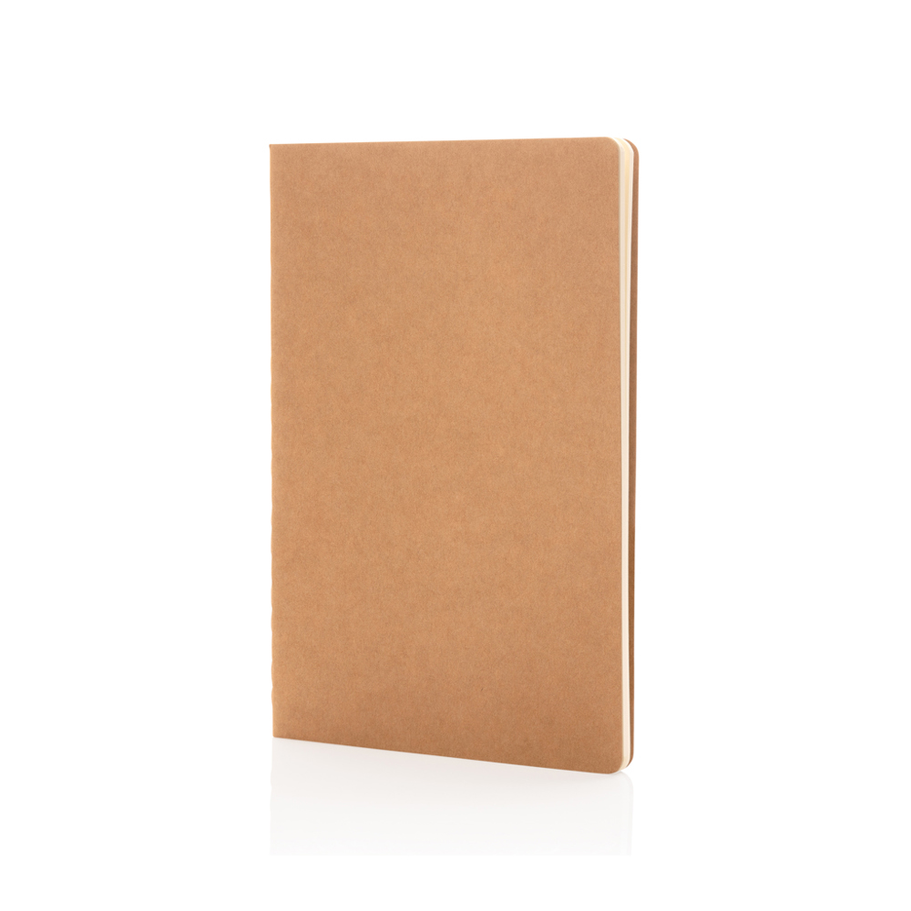 A5 standard softcover notitieboek - bruin (± PMS 728)