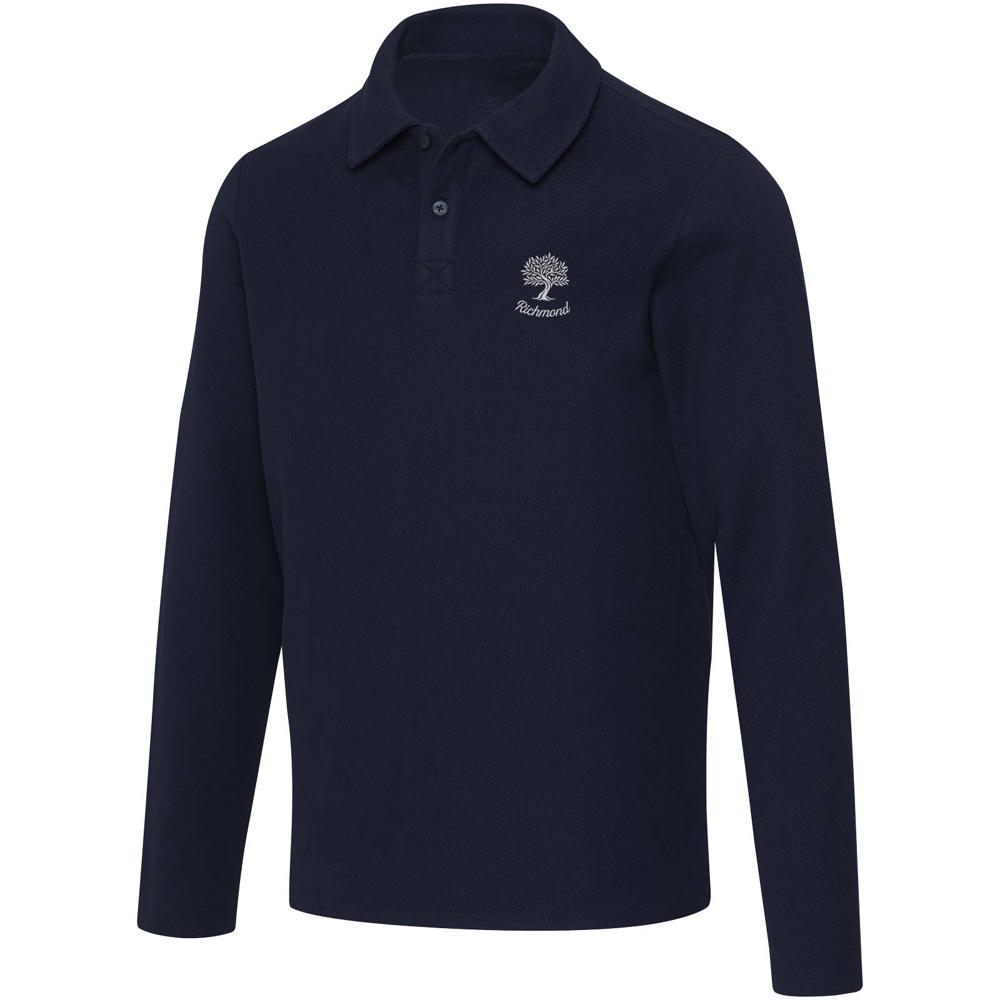 Apollo uniseks poloshirt met lange mouwen