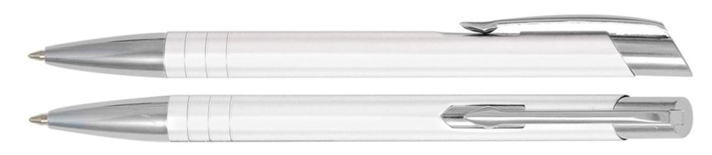 Aluminium balpen Tours - Wit