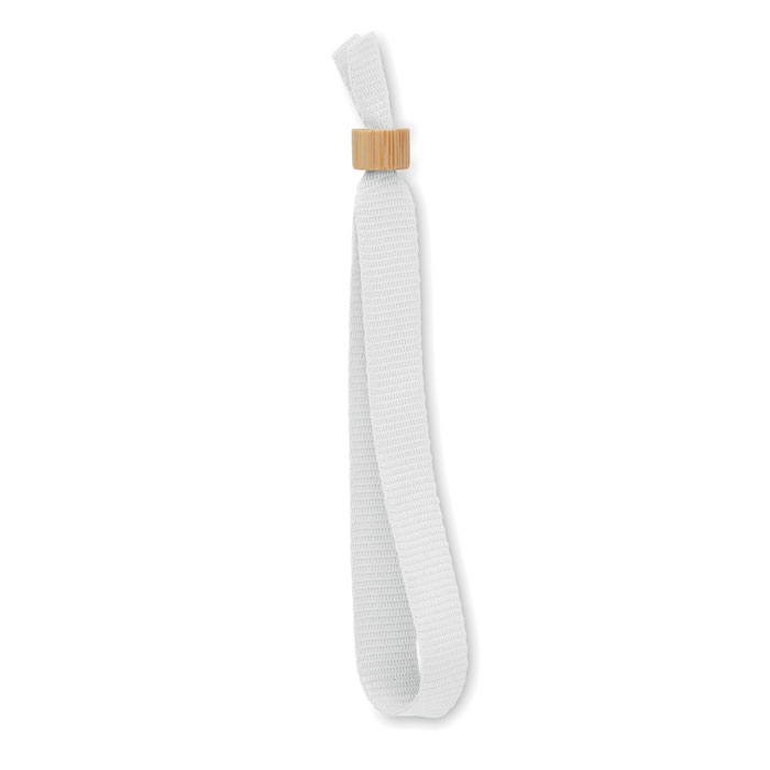 FIESTA - RPET polyester polsband - Wit