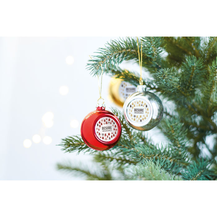 HAPPY BALL - Sublimatie Kerstbal