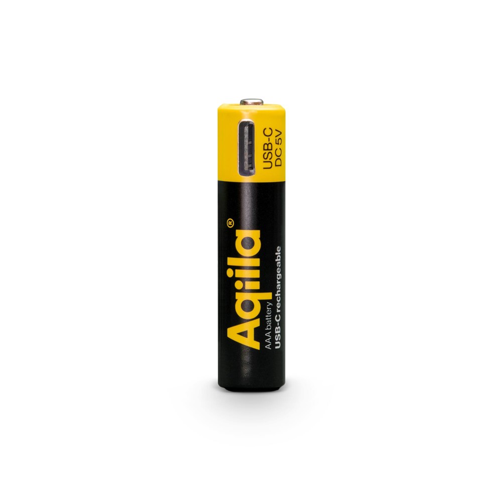 Aqiila Oplaadbare USB-C Batterijen AA 600mAh 4-pack