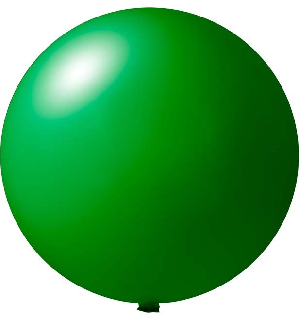 Reuzenballonnen bedrukt Ø 120 cm - Donker groen (4460) Pastel (± PMS 355)