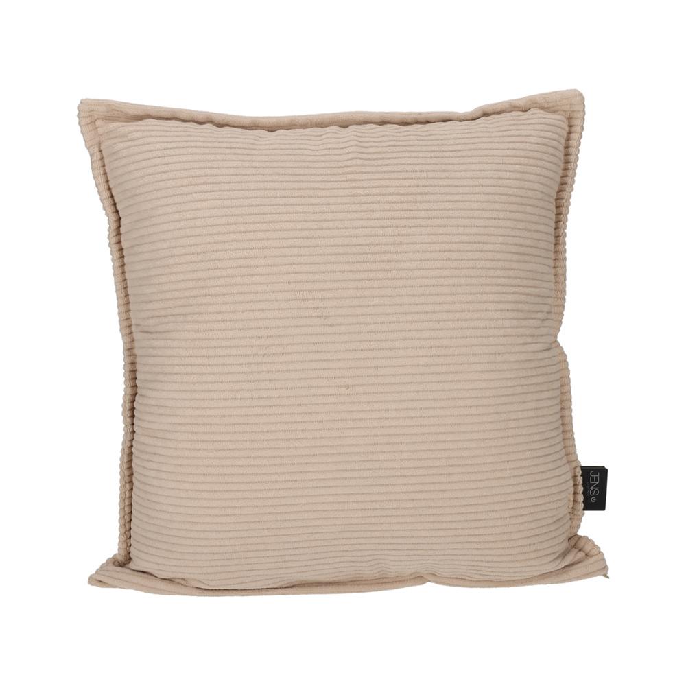 JENS Living Warmtekussen RPET 40x40 Ribbel Taupe