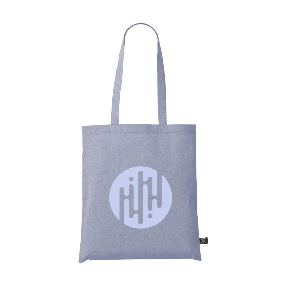 GRS Recycled Cotton Shopper (180 g/m²) tas - Blauw