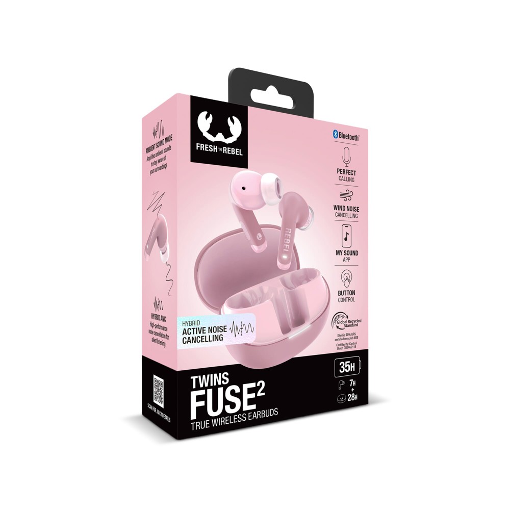 Fresh 'n Rebel Twins Fuse 2 ANC In-ear Oordopjes
