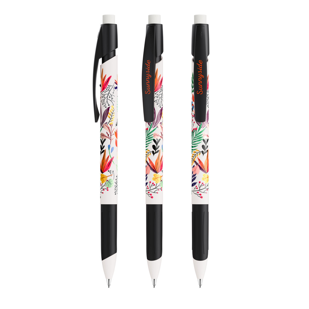 BIC® Media Clic Grip Ecolutions® vulpotlood - Wit/Zwart Grafiet