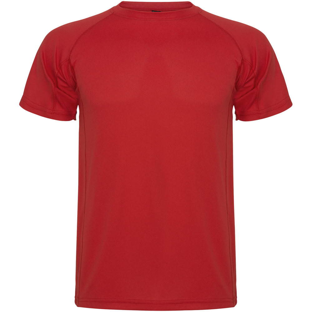 Montecarlo 150 g/m² sportshirt met korte mouwen voor kinderen - Rood