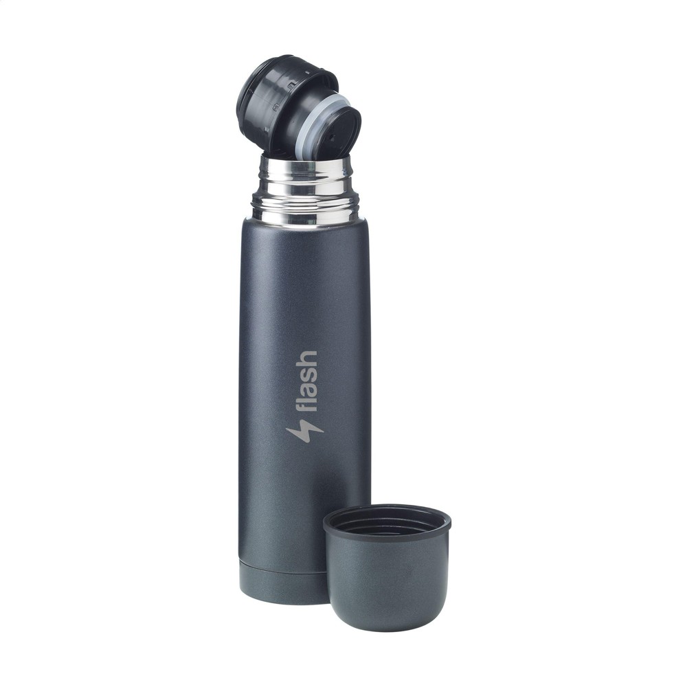 Frosted Bottle RCS Recycled Steel 500 ml thermosfles