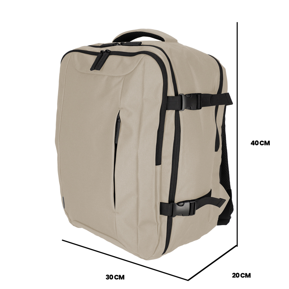 NORLÄNDER S.G. Underseater Rugtas RPET Taupe
