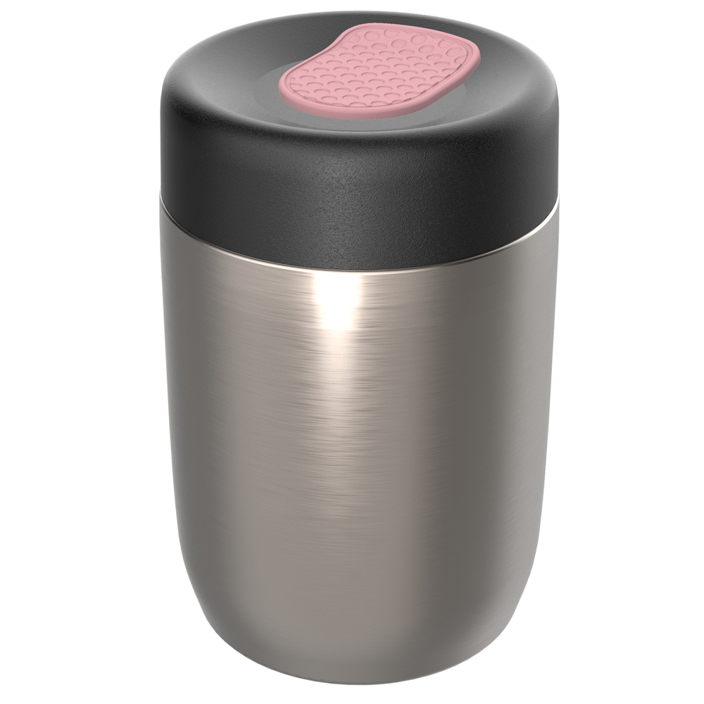 Thermo lunchpot RE98-myNIZZA - zwart, zilver, lichtmagenta