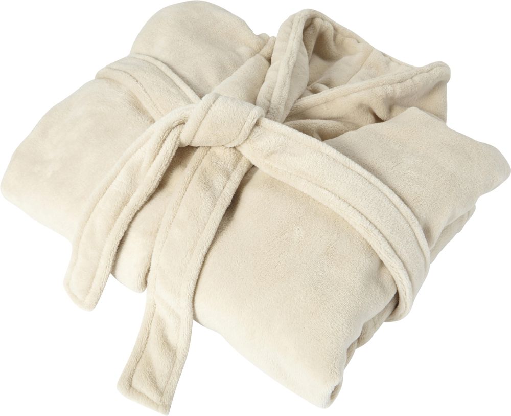 Badjas Derek | Fleece - Beige