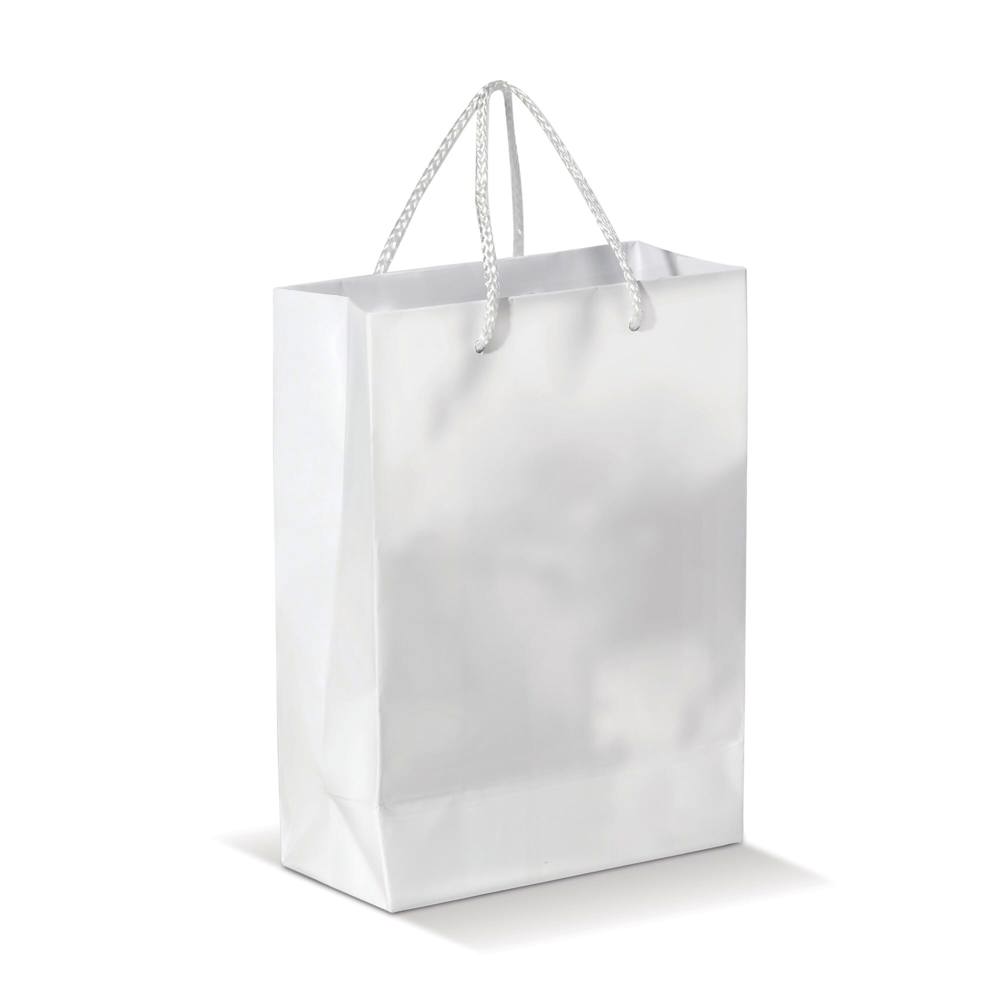 Draagtas papier groot 200g/m2 - Wit