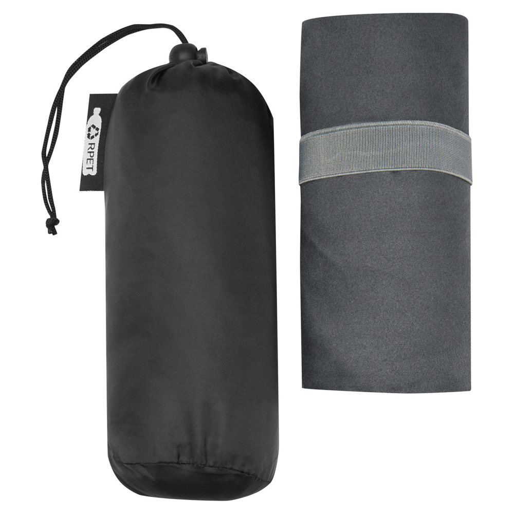 Pieter ultra lichtgewicht en sneldrogende handdoek van gerecycled PET 130 x 80 cm