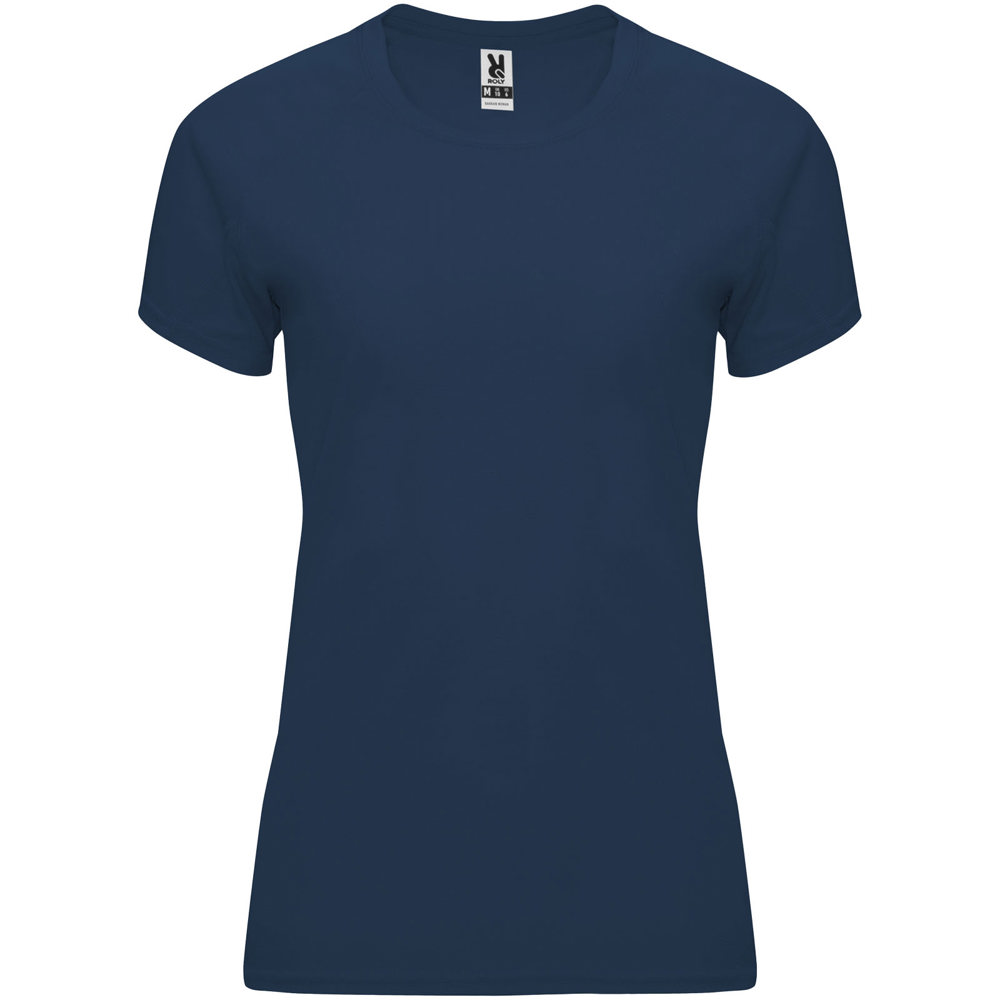 Bahrain 135 g/m² sportshirt met korte mouwen voor dames - Marineblauw