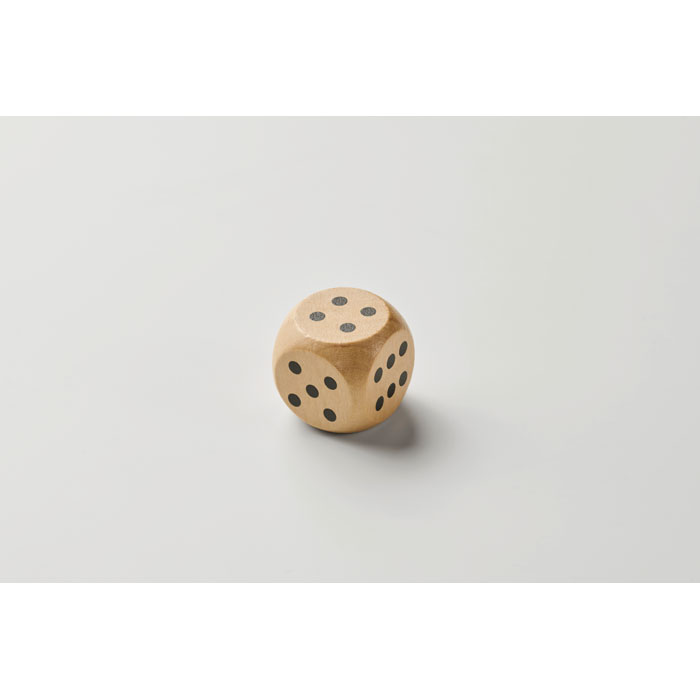 DADIN - Schima houten dobbelsteen 3cm