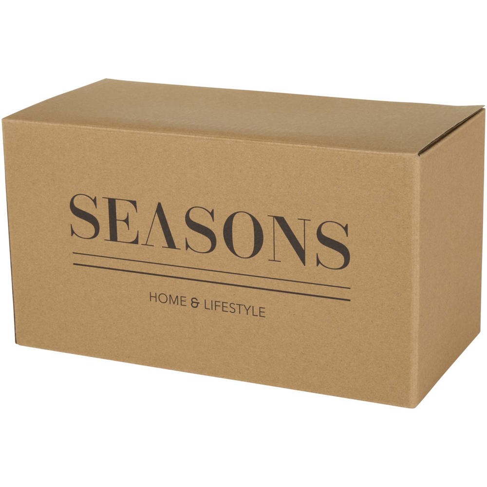 Male houten serveerblad en glazen bekerset - matte afwerking