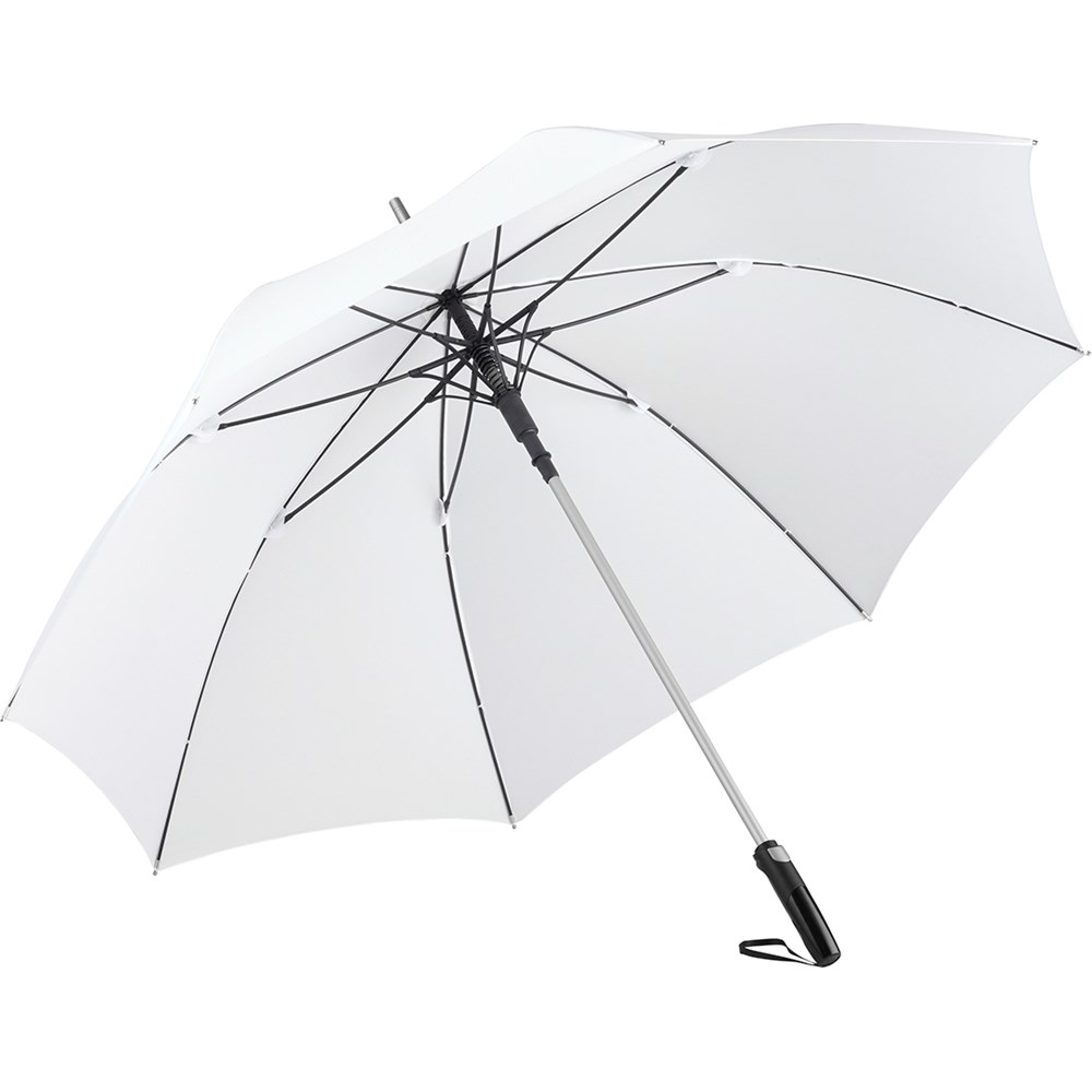 AC alu golfparaplu FARE® Precious - white/titanium