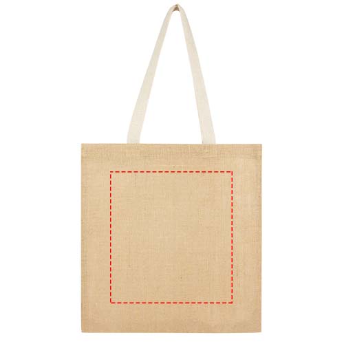 Juta jute draagtas van 300 g/m² 7 l