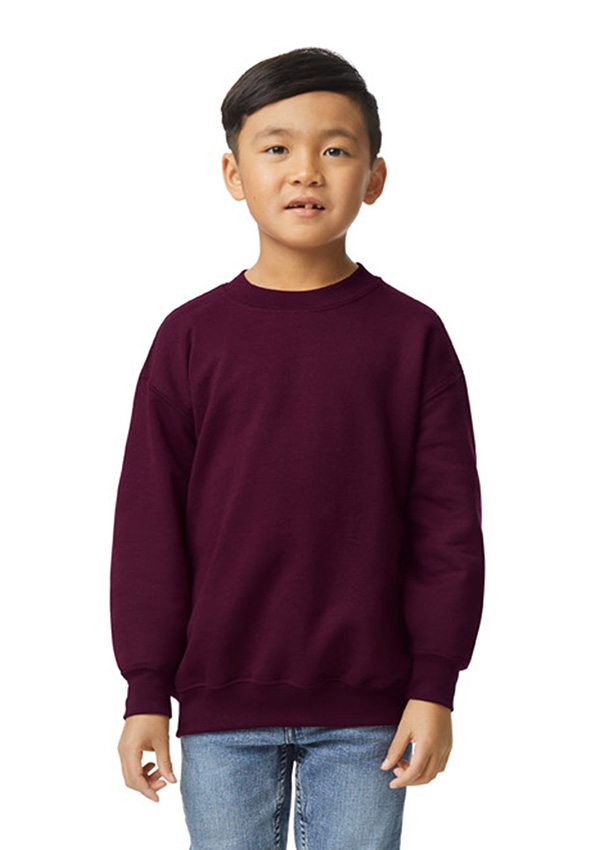 Gildan Heavy Blend Sweater for kids - 83 Maroon