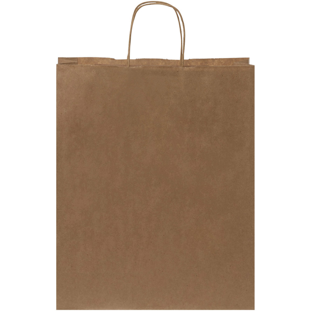 Papieren tas 80-90 g/m2 gemaakt van kraftpapier met gedraaide handvaten - 32 x 12 x 40 cm