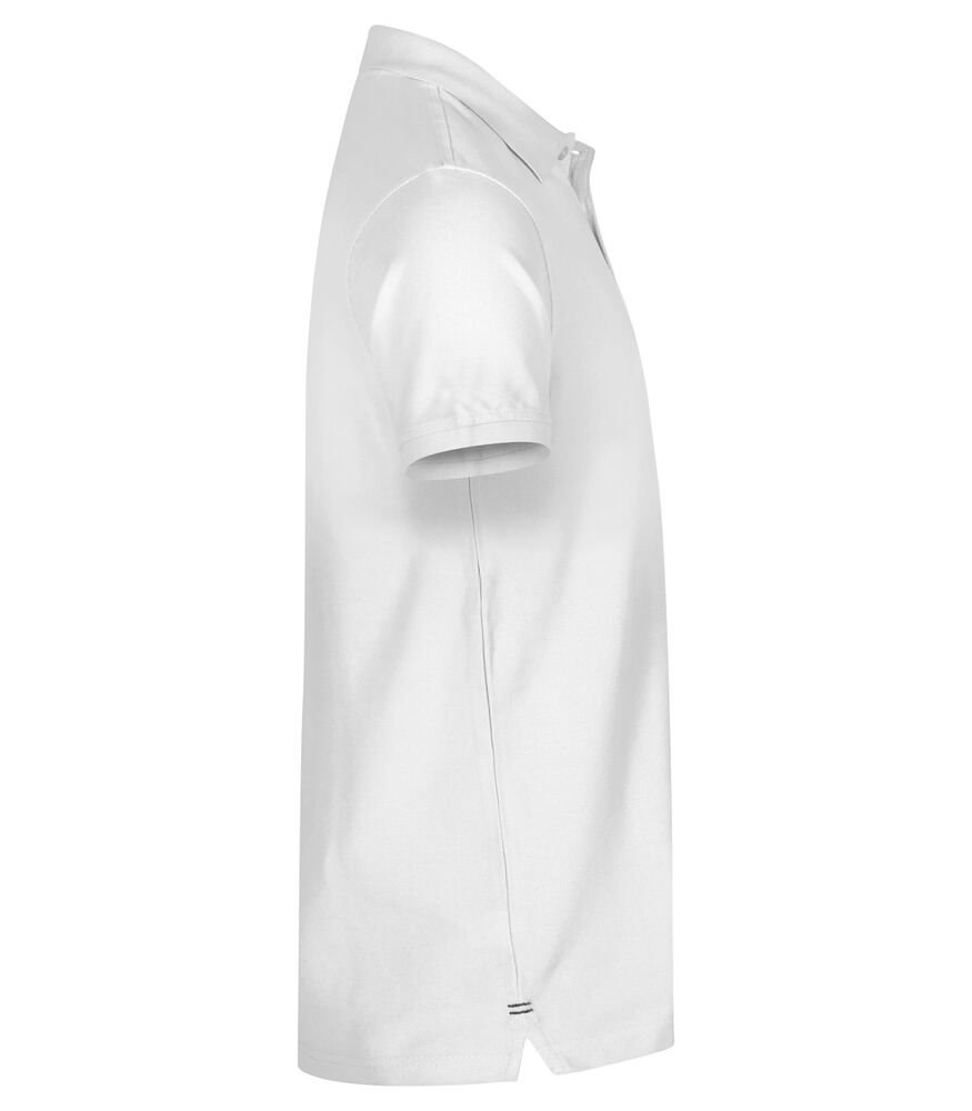 Clique - Heavy Premium Polo Wit 4XL