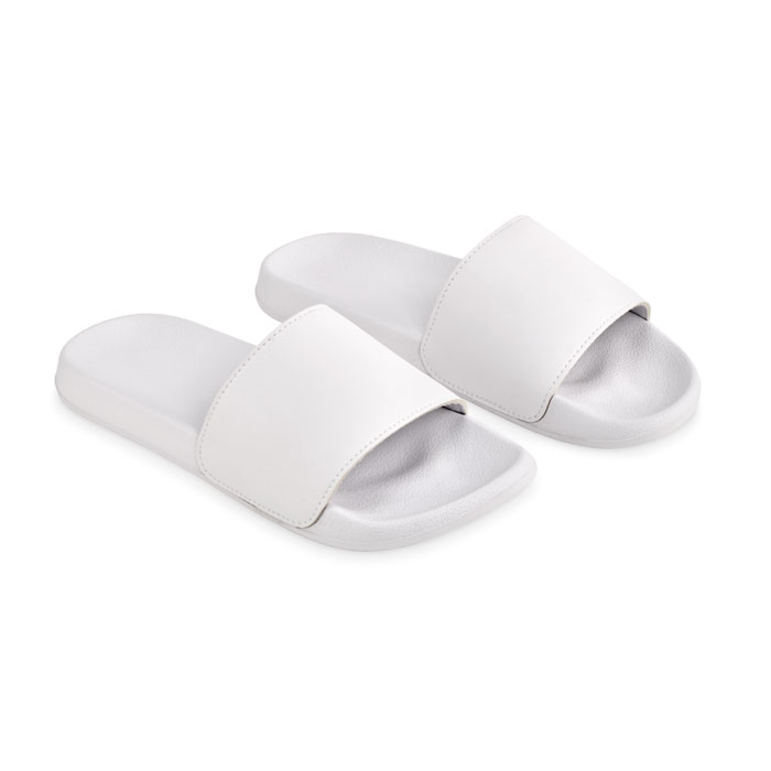 KOLAM - Slippers anti-slip maat 44/45 - Wit