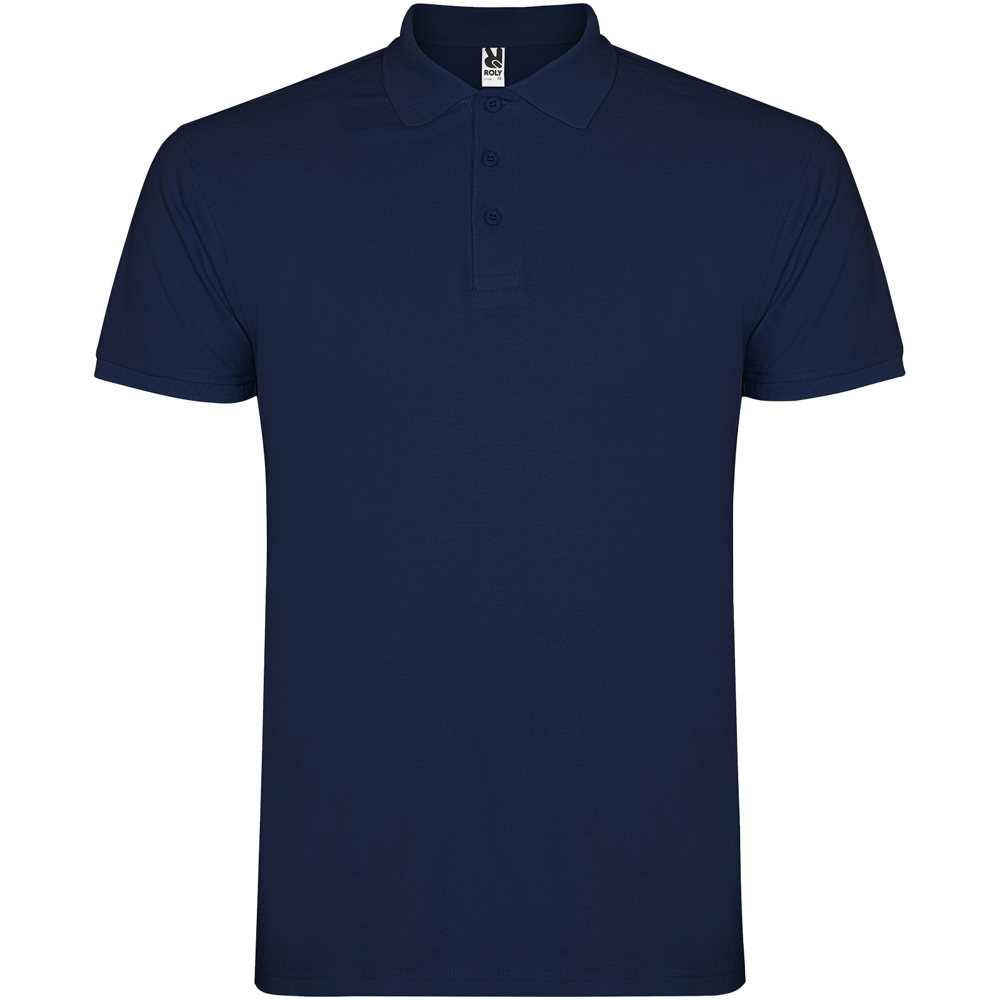 Star 200 g/m² kinderpolo met korte mouwen - Marineblauw