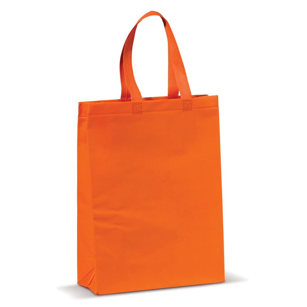 Draagtas gelamineerd non-woven medium 105g/m² - Oranje