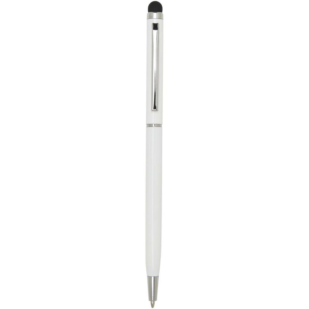 Ore aluminium balpen met stylus (blauwe inkt) - Wit