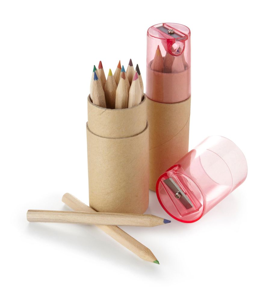 Kleurpotloden set Libbie | Gerecycled karton | 6 stuks