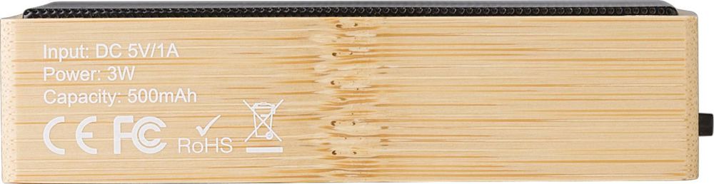 Draadloze speaker Fox | Bamboe | Solar