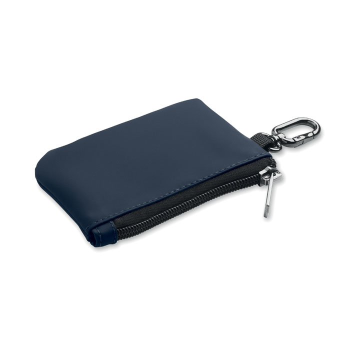 GUARDO - PU sleuteletui met karabijn - Marineblauw