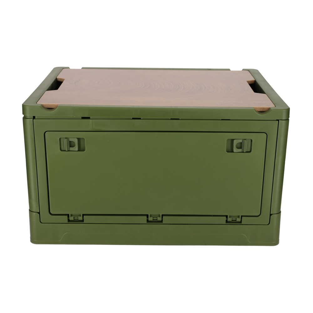 NORLÄNDER Krat Met Houten Deksel & Koeltas Groen