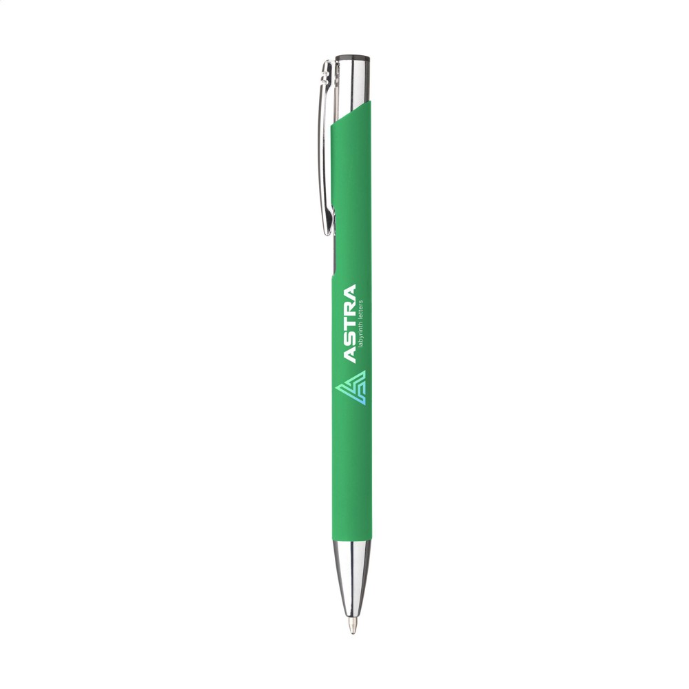 Ebony Soft Touch pennen - groen (± PMS 7739C)