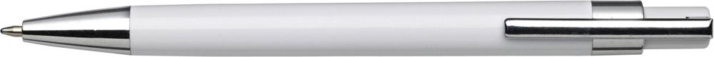 Balpen Jarod | Metalen clip - wit