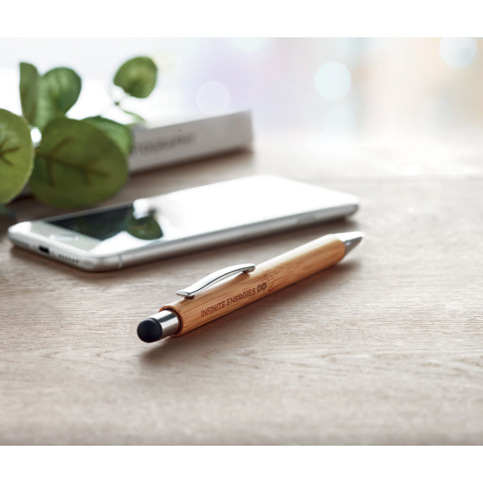 BAYBA - Bamboe stylus balpen