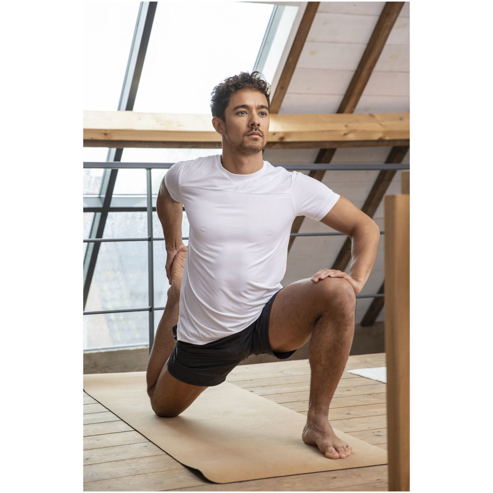 Borax 160 g/m² Heren T-shirt met korte mouwen, cool fit, GRS gerecycled