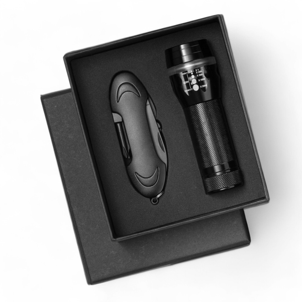 Set Colorado I: LED-zaklamp en zakmes