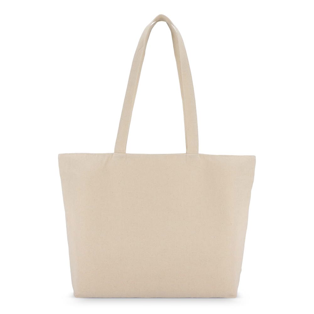 Katoen Tote met rits OEKO-TEX® 47 x 11 x 35cm 320g/m²