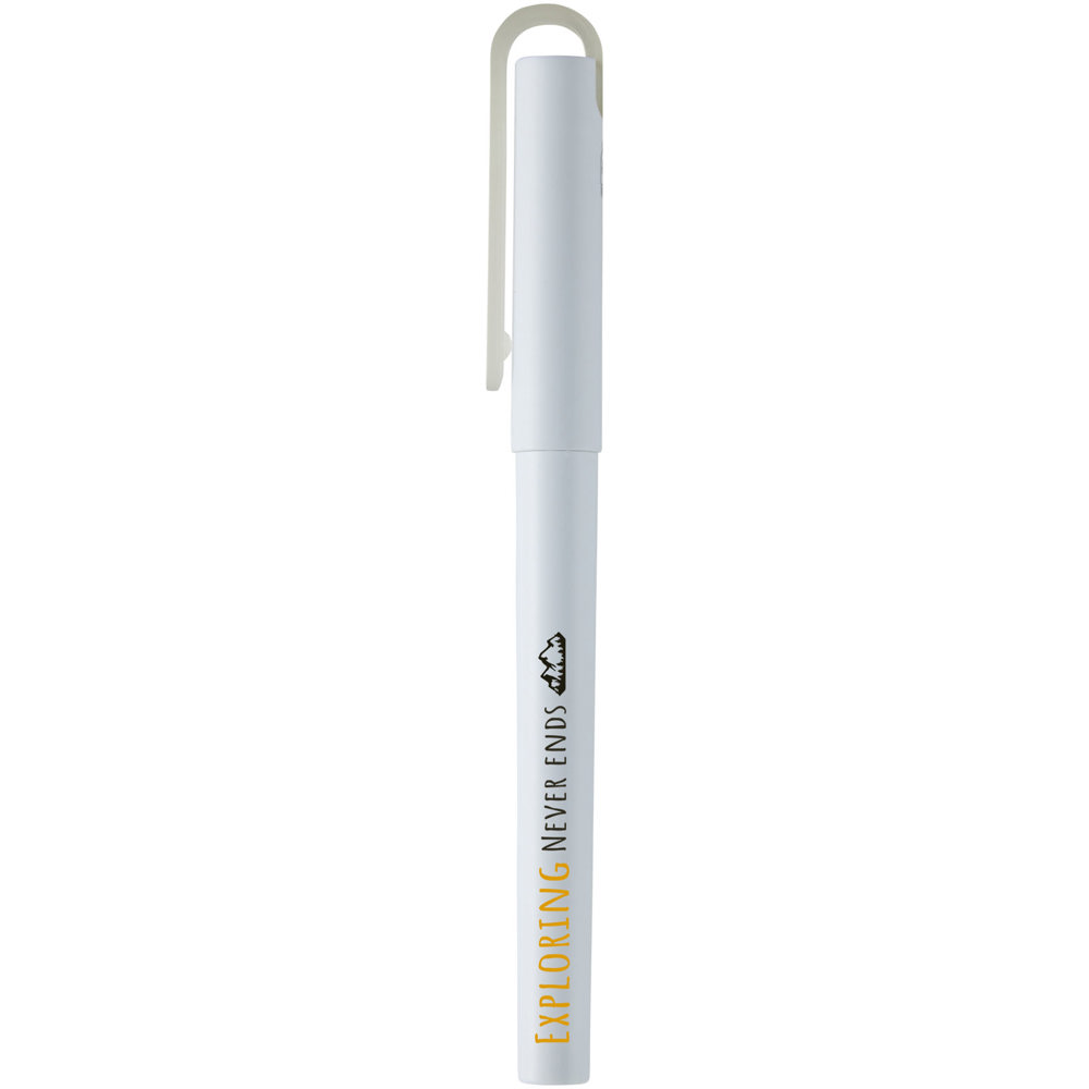 Mauna gel balpen van gerecycled PET (zwarte inkt)
