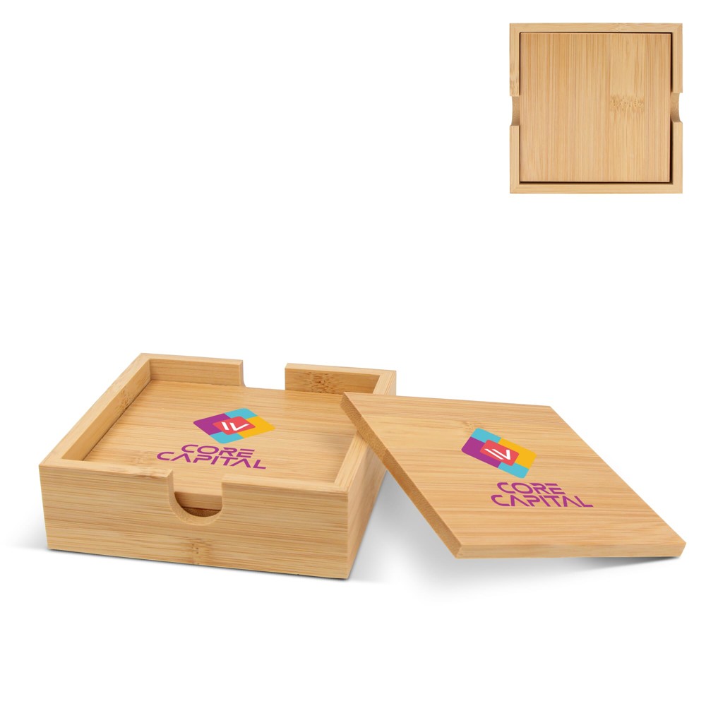 Bamboe onderzetterset (4 stuks)