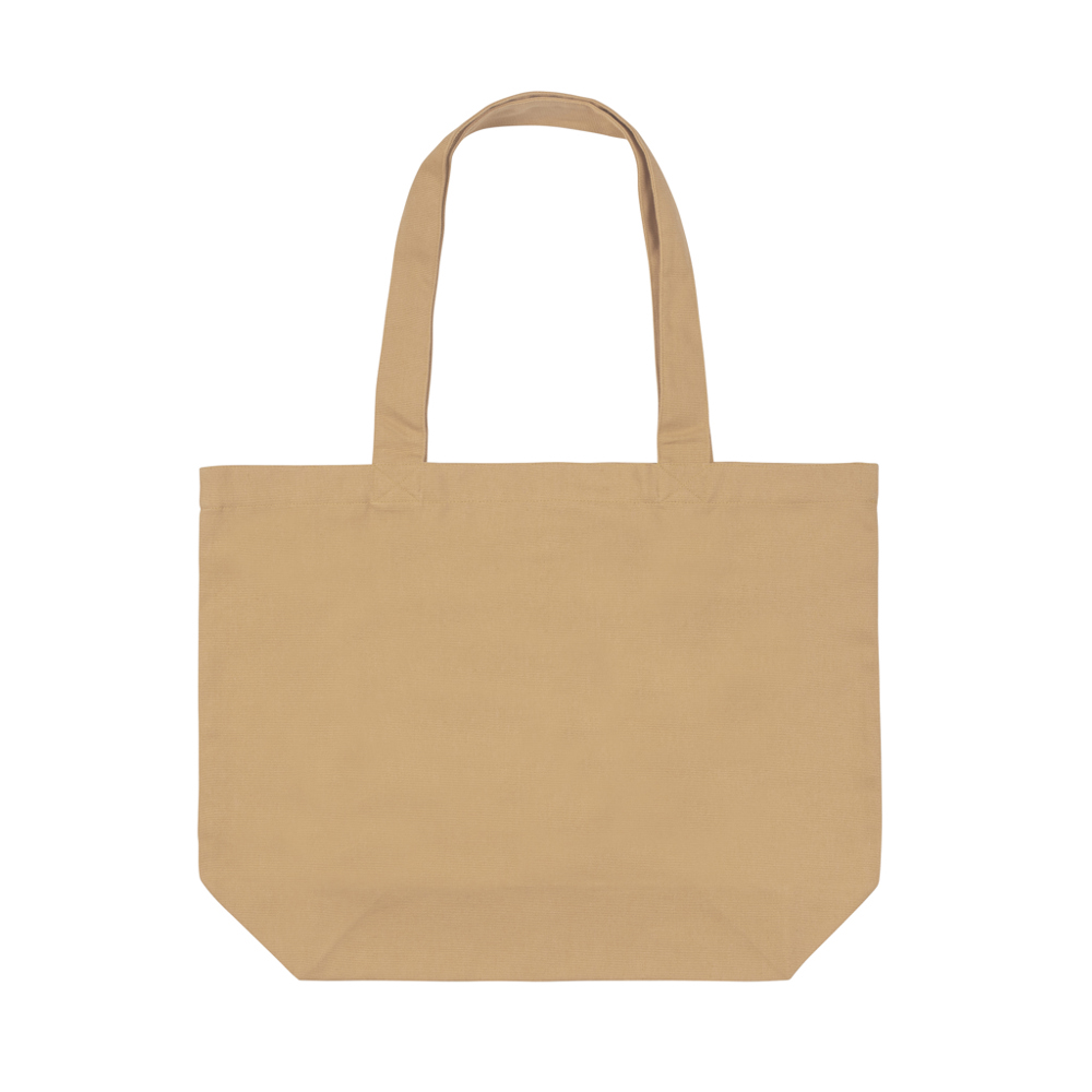 Impact Aware™ re-canvas shopper met vakje 240gsm ongeverfd