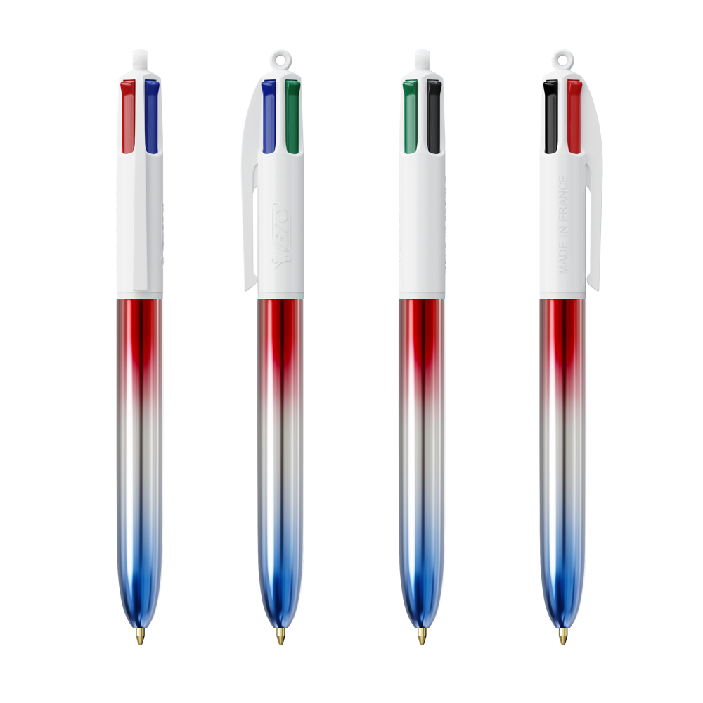 BIC® 4 Colours® Flags Collection + lanyard