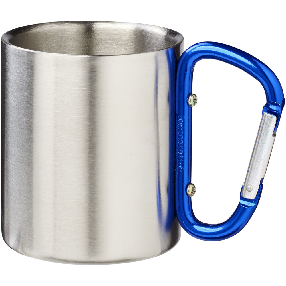 Alps 200 ml geïsoleerde beker met karabijnhaak - blauw