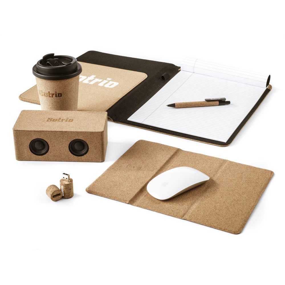 Cork Wireless Charging Mousepad muismat