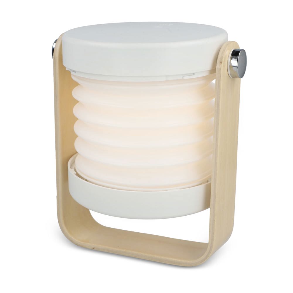 Coollux multifunctionele LED-lamp met bamboe handvat