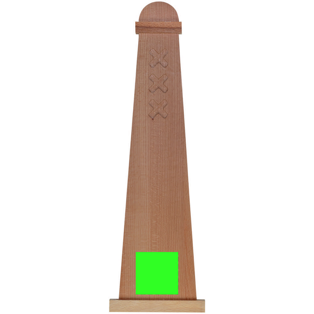 Plank Amsterdammertje beuken 55x17 cm
